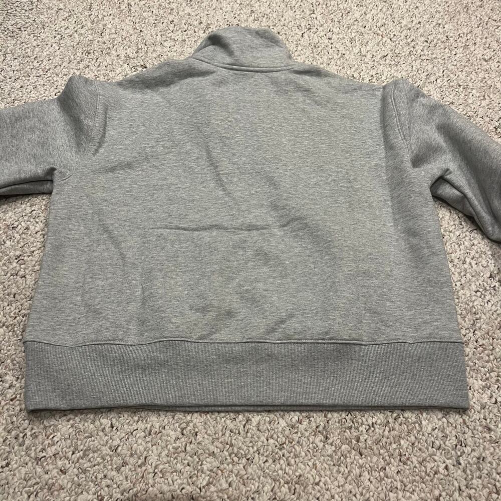 Everlane Heather Gray Quarter-Zip Sweatshirt - Picture 4 of 6